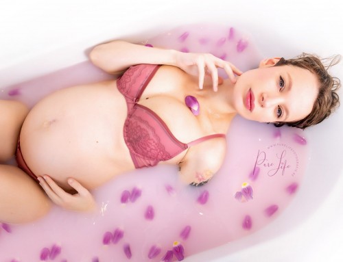 Een heerlijk, kleurrijke & speelse Milk Bath Zwangerschap Fotoshoot met Lorraine!
