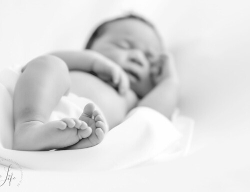 Voorbereiding voor een newborn fotoshoot