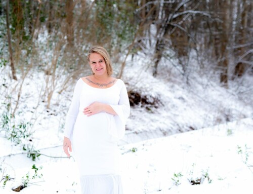 A fine but icy pregnancy shoot with Leonie!