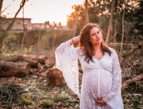 A fine golden hour maternity photo shoot with Margaux!