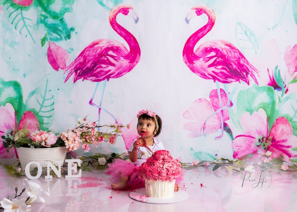 Amélie-Flamingo-CakeSmash-3